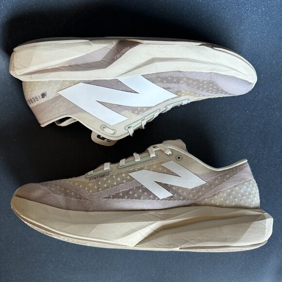 New Balance FuelCell Rebel v4 -Sydney McLaughlin-Levrone Linen Moonrock - 12 D - Picture 10 of 11